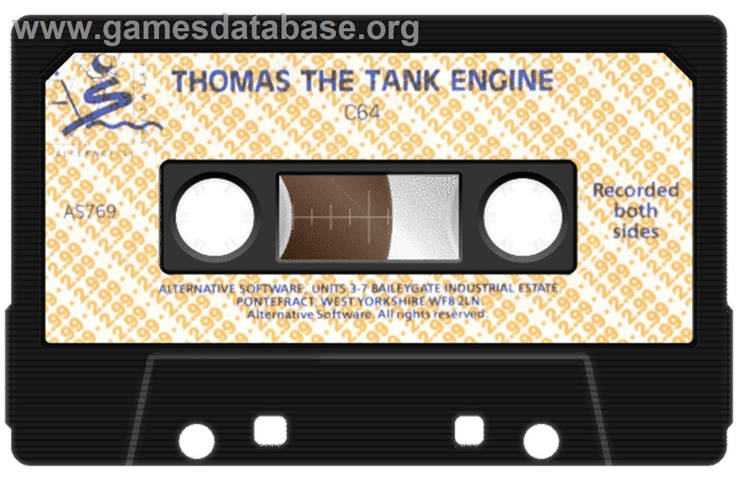 Thomas the Tank Engine and Friends - Commodore 64 - Artwork - Cartridge