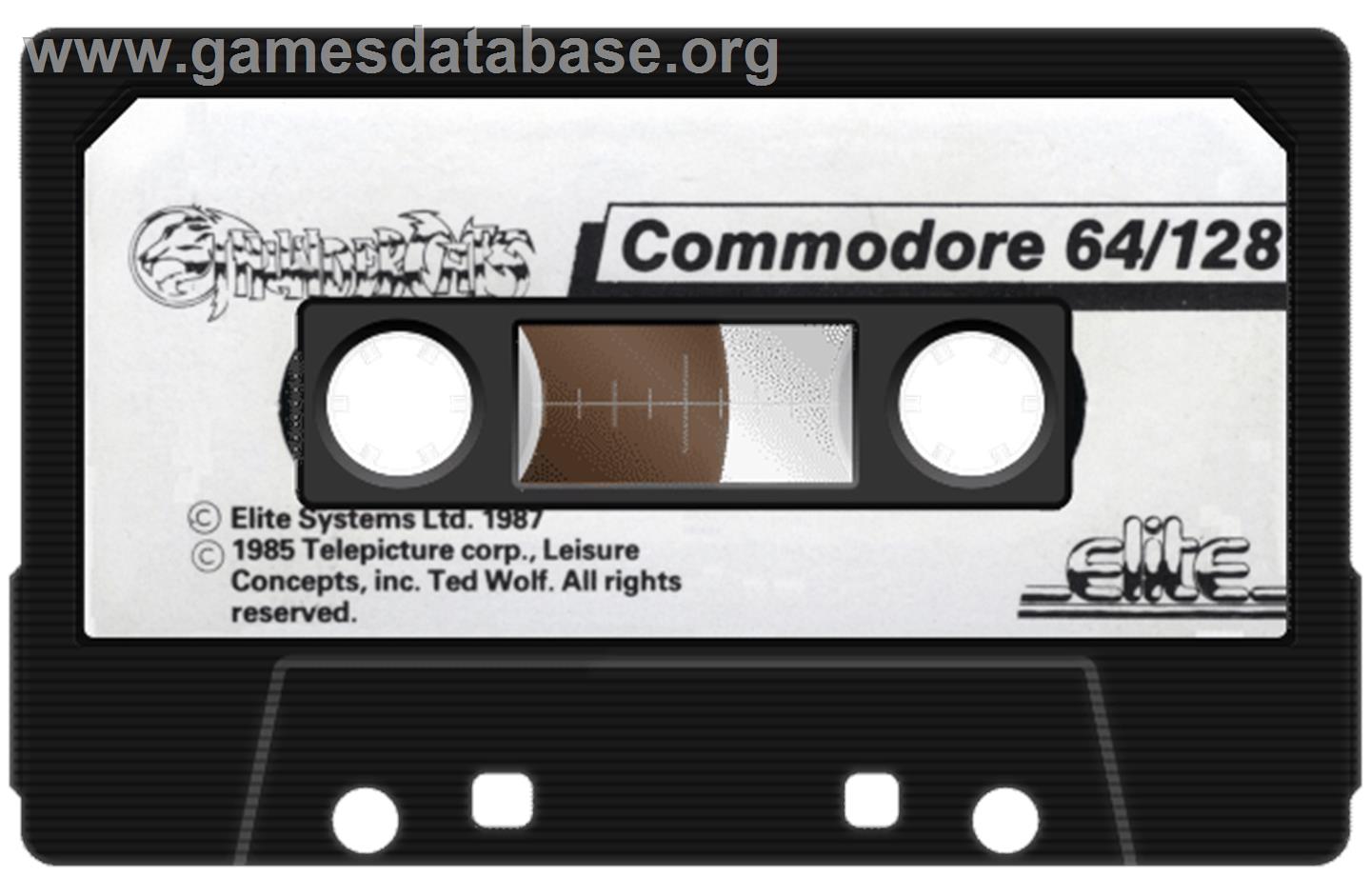 Thundercats - Commodore 64 - Artwork - Cartridge