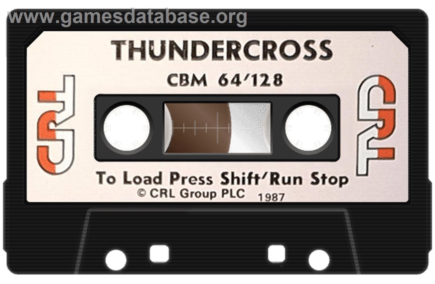 Thundercross - Commodore 64 - Artwork - Cartridge
