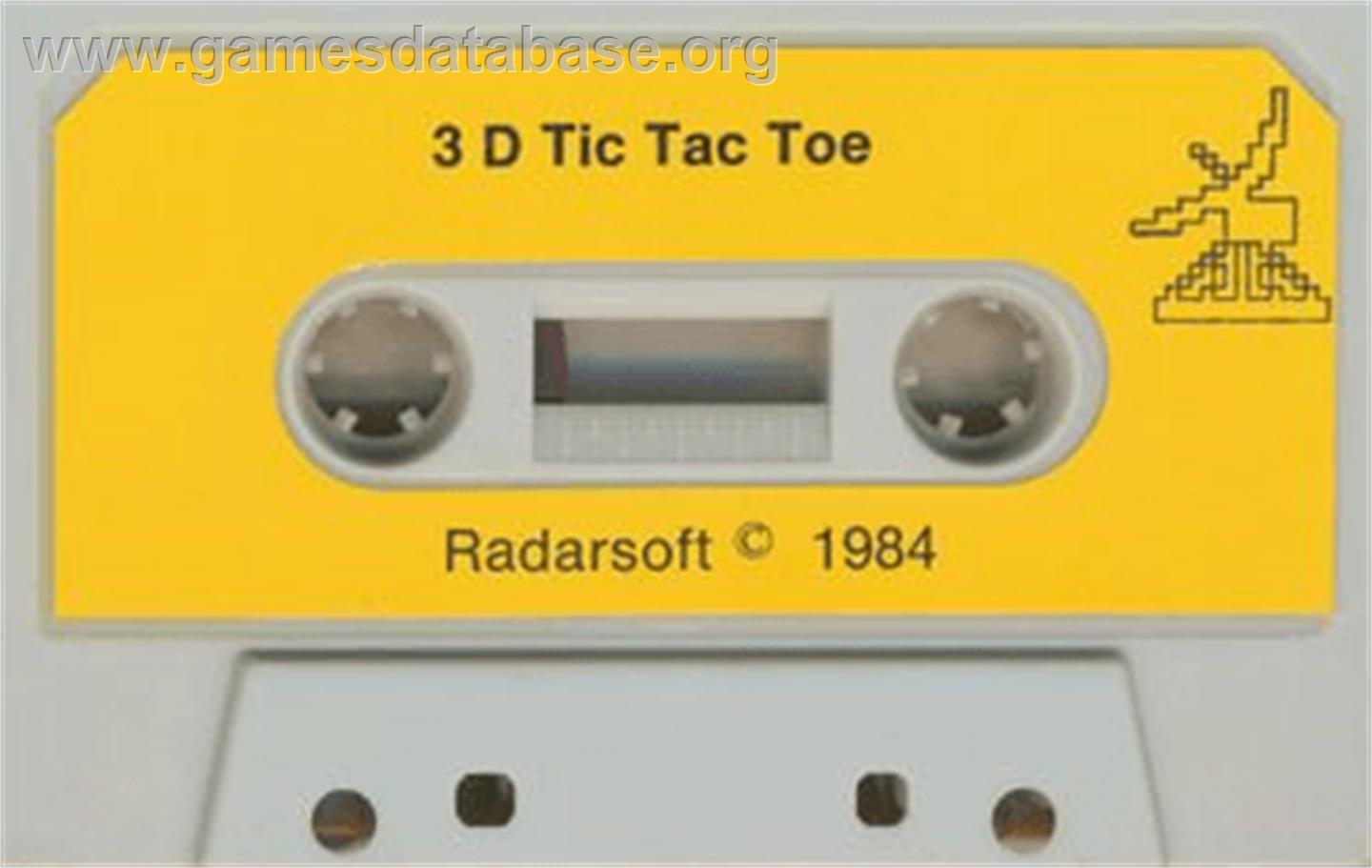 Tic-tac-toe - Commodore 64 - Artwork - Cartridge