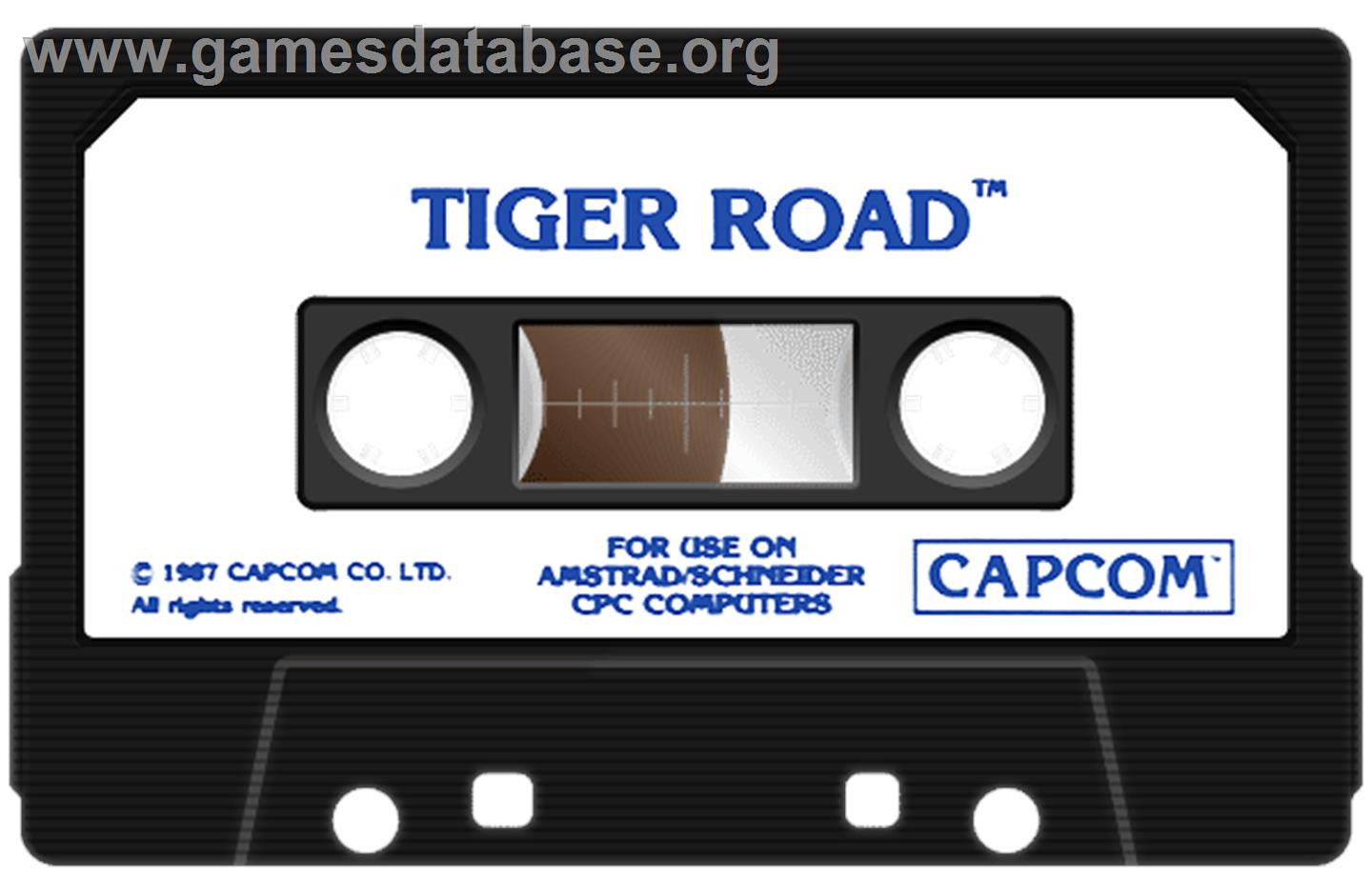 Tiger Road - Commodore 64 - Artwork - Cartridge