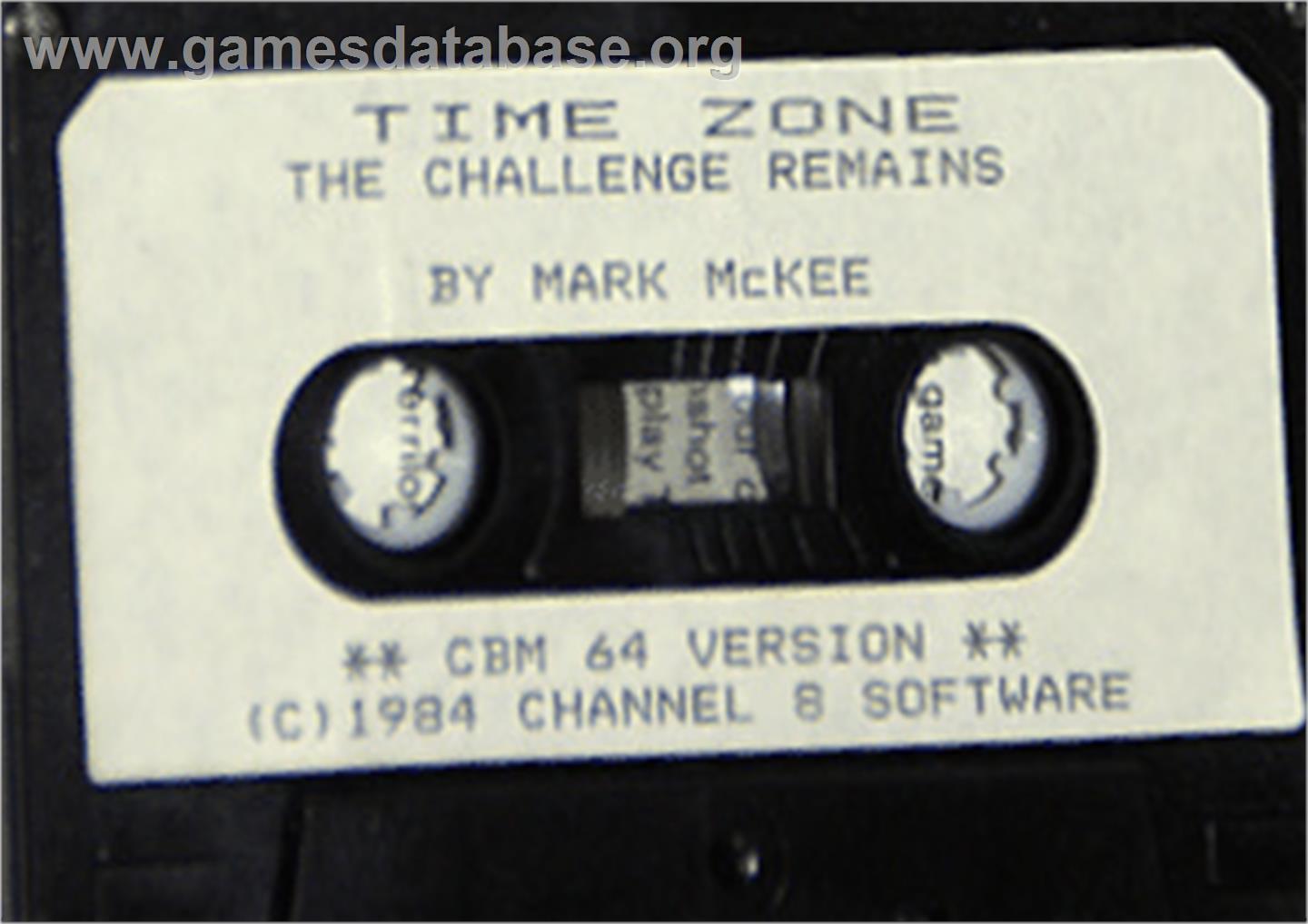 TimeZone - The Challenge Remains - Commodore 64 - Artwork - Cartridge
