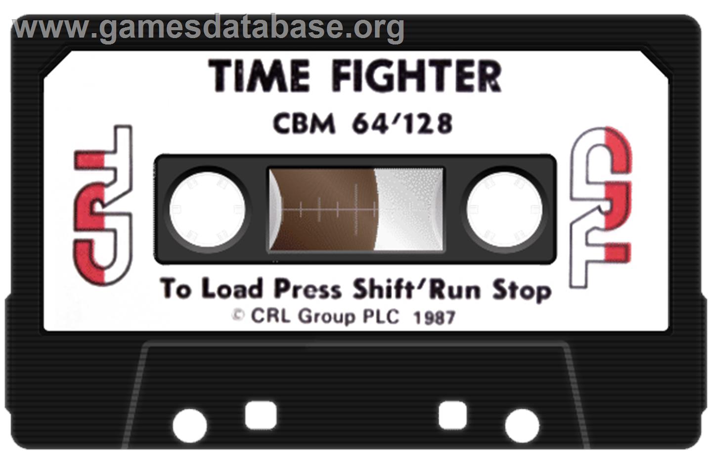Time Fighter - Commodore 64 - Artwork - Cartridge
