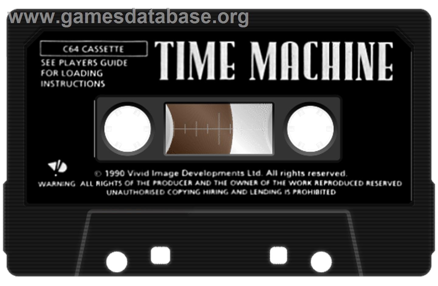 Time Machine - Commodore 64 - Artwork - Cartridge
