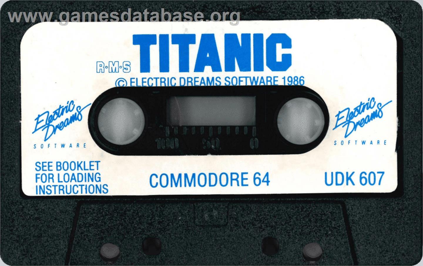 Titanic: The Recovery Mission - Commodore 64 - Artwork - Cartridge