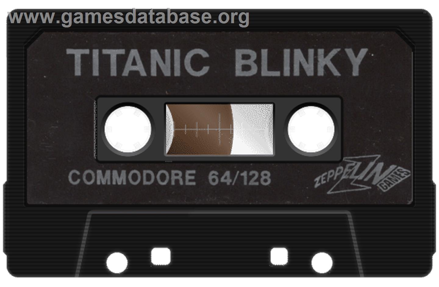 Titanic Blinky - Commodore 64 - Artwork - Cartridge