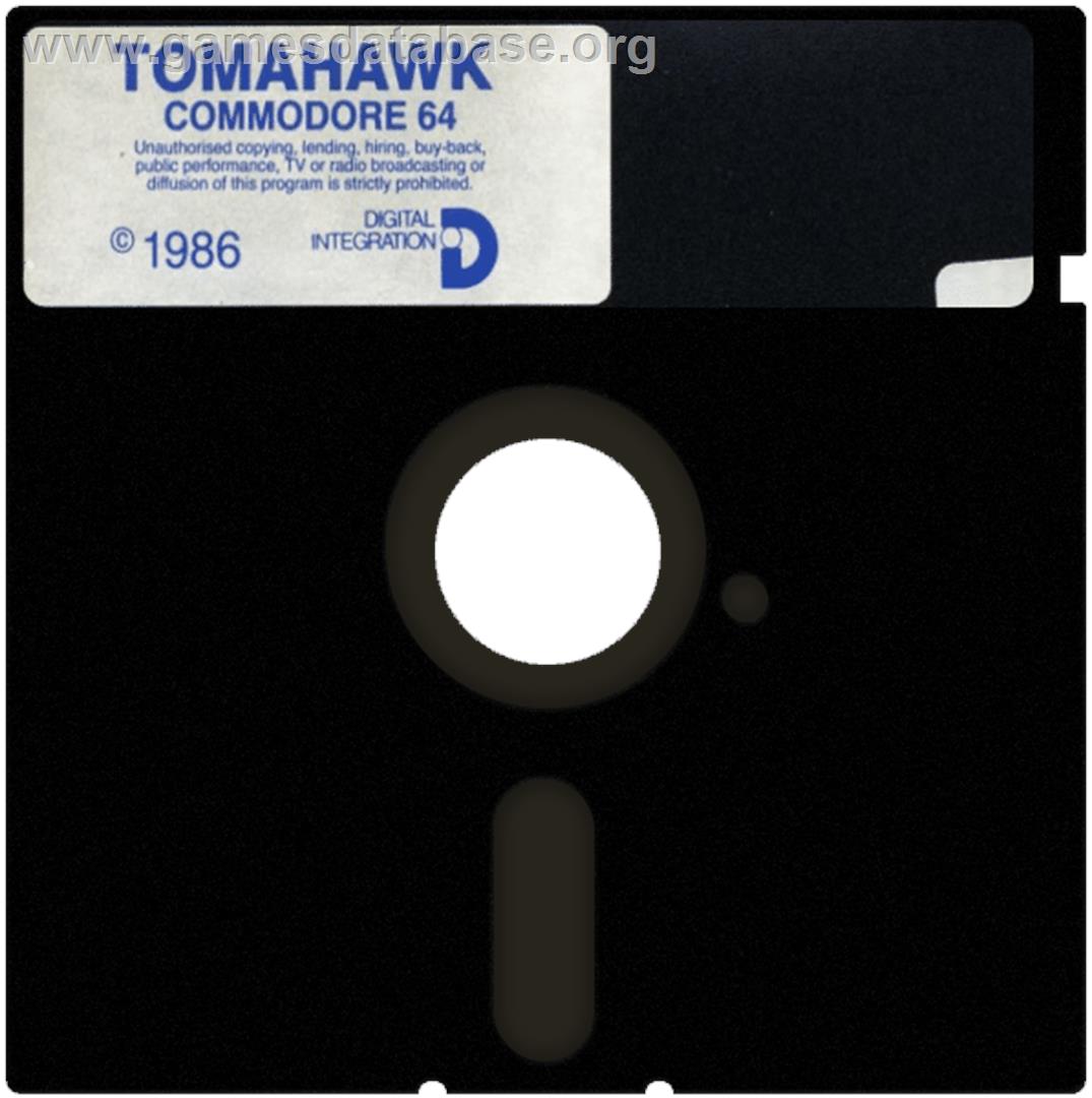 Tomahawk - Commodore 64 - Artwork - Cartridge