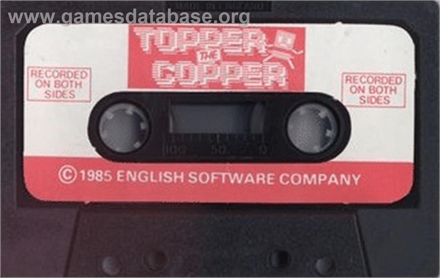 Topper The Copper - Commodore 64 - Artwork - Cartridge