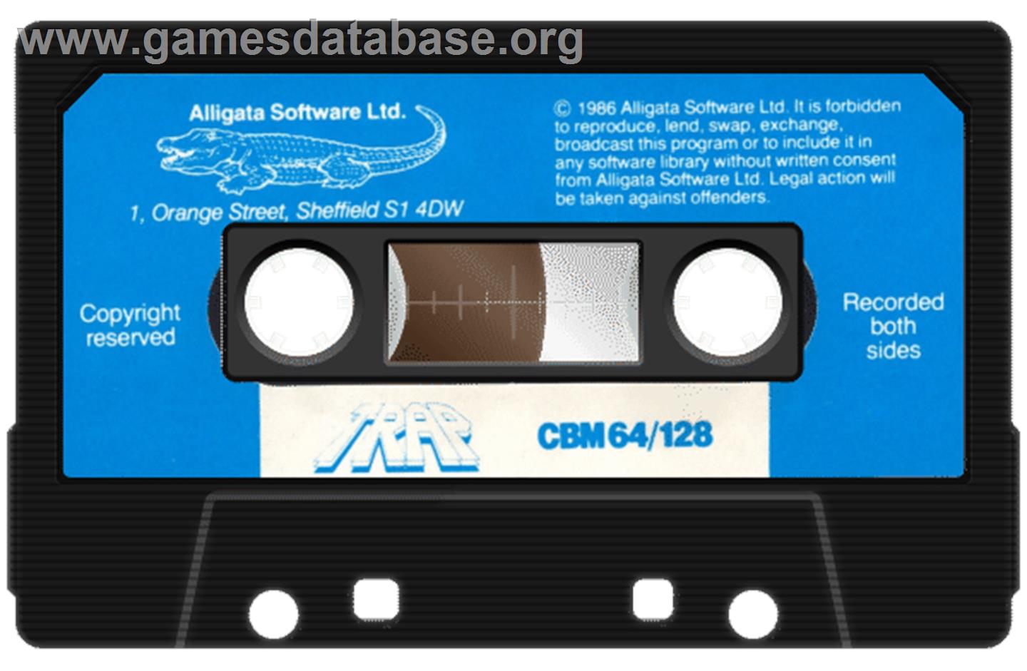 Trap (Courbois Software) - Commodore 64 - Artwork - Cartridge