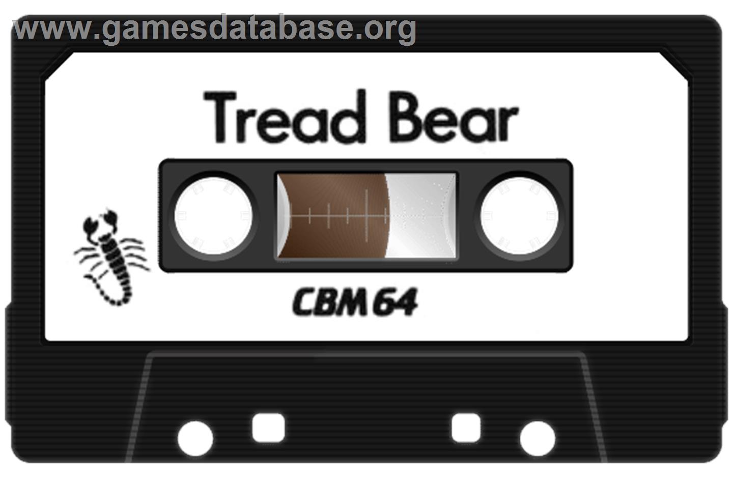 Tread Bear - Commodore 64 - Artwork - Cartridge