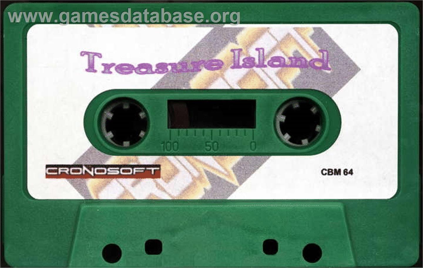 Treasure Isle - Commodore 64 - Artwork - Cartridge