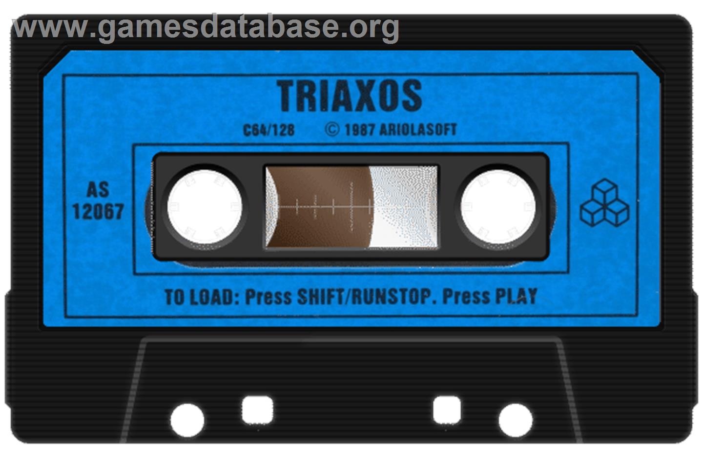 Triaxos - Commodore 64 - Artwork - Cartridge