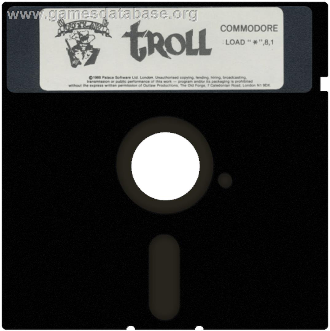 Troll - Commodore 64 - Artwork - Cartridge
