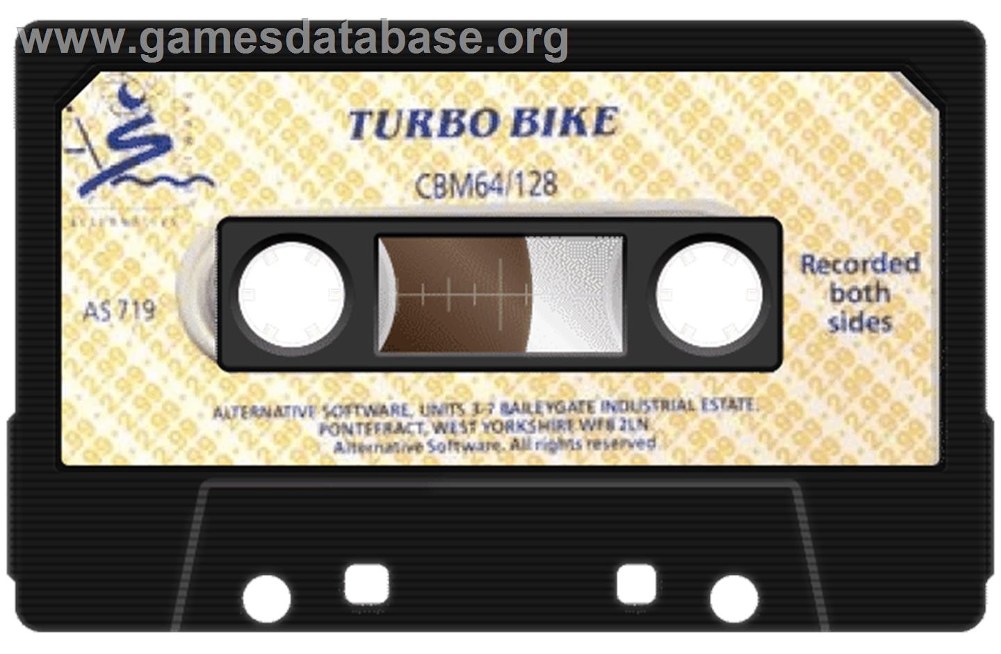 Turbo Girl - Commodore 64 - Artwork - Cartridge