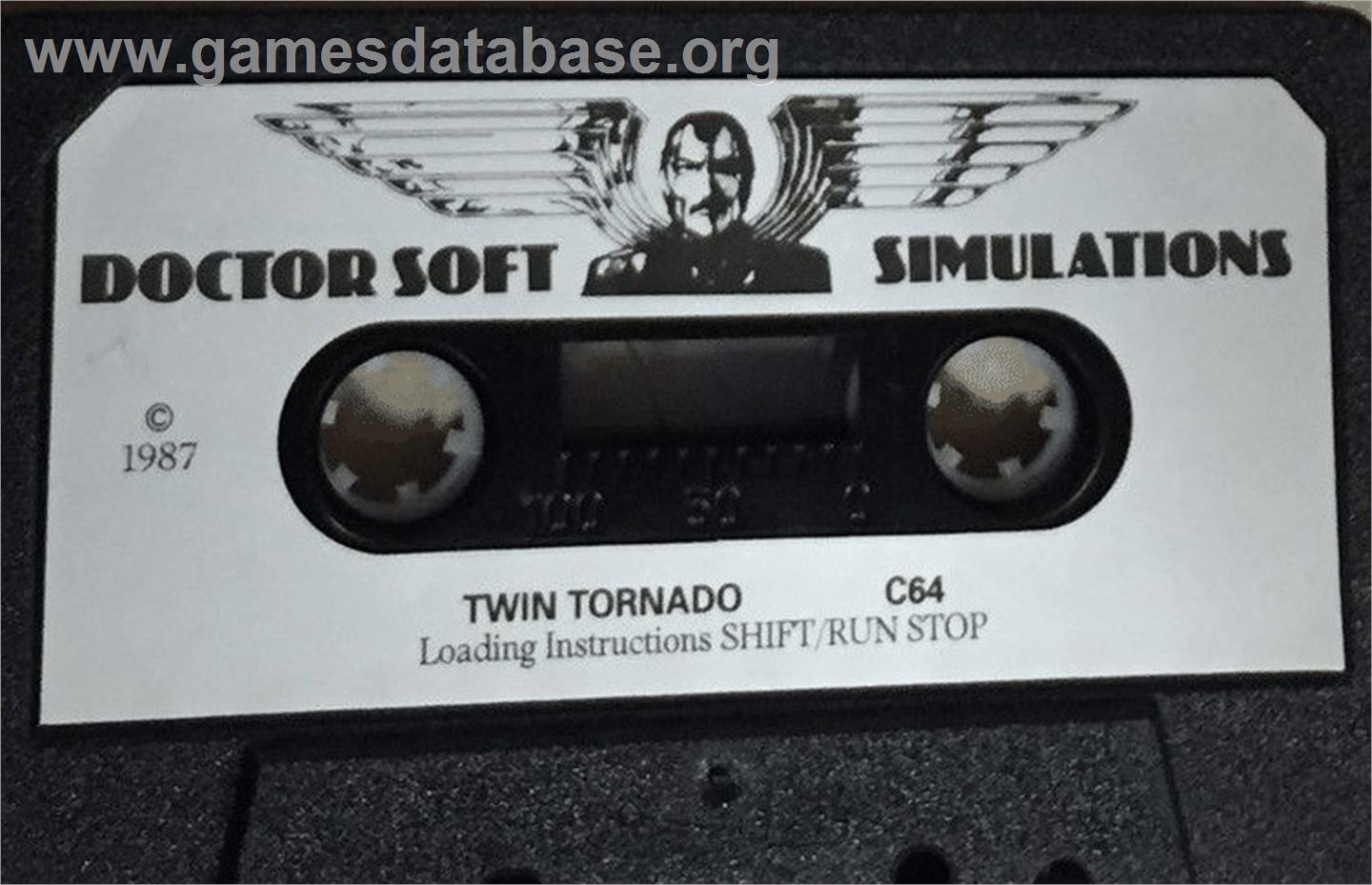 Twin Tornado - Commodore 64 - Artwork - Cartridge