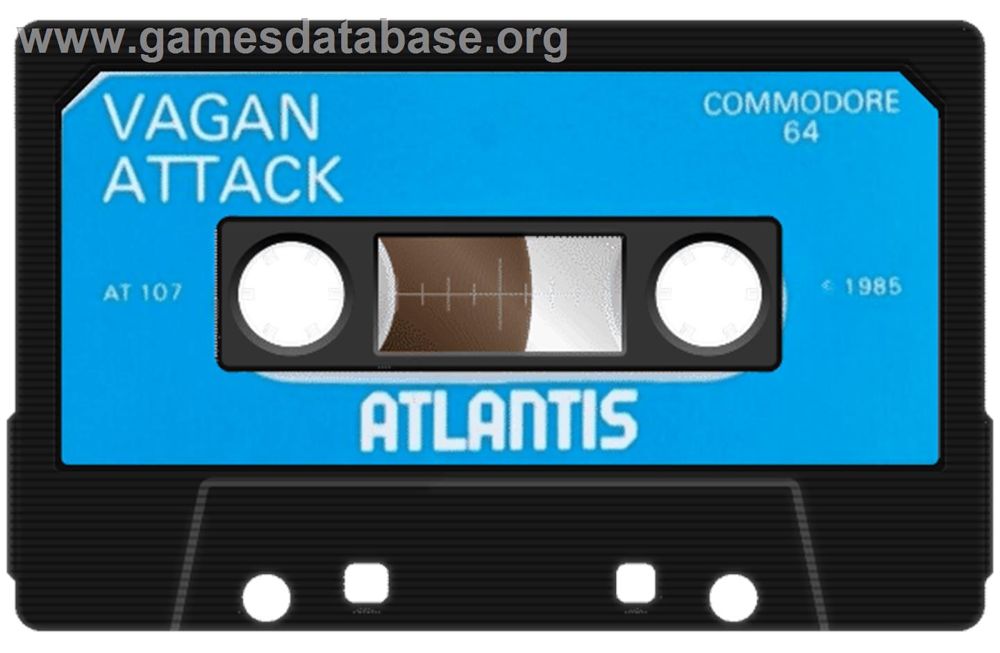 Vagan Attack - Commodore 64 - Artwork - Cartridge