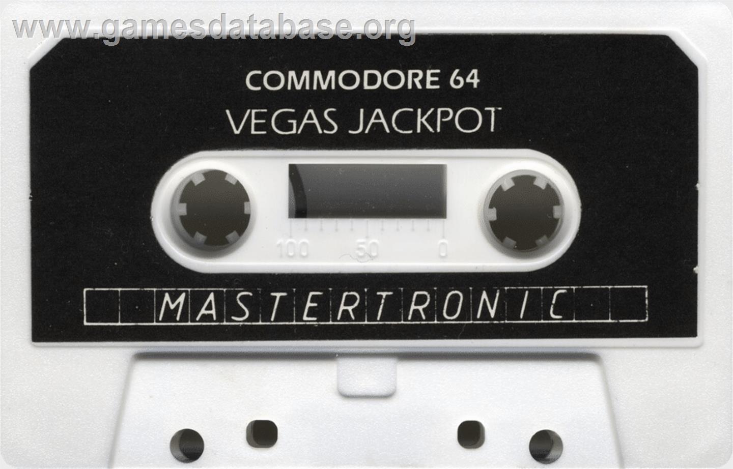 Vegas Jackpot - Commodore 64 - Artwork - Cartridge