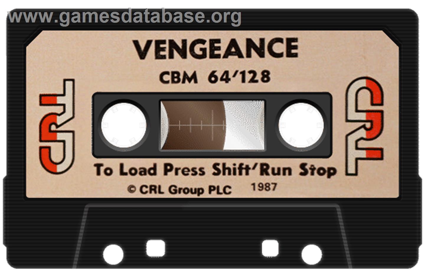 Vengeance - Commodore 64 - Artwork - Cartridge