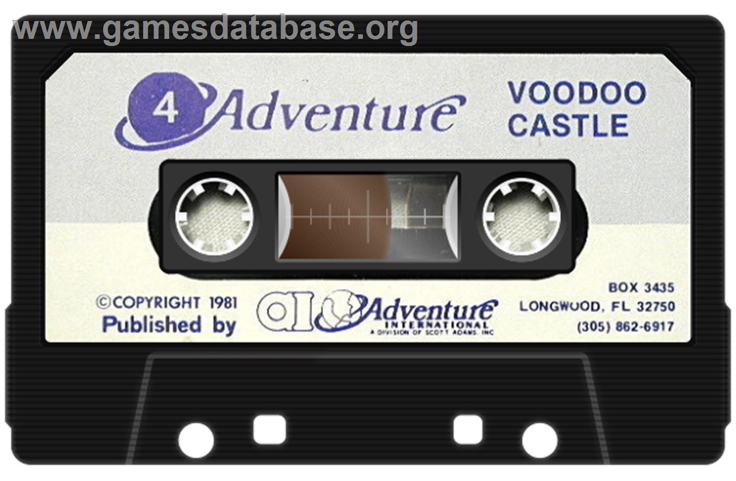 Voodoo Castle - Commodore 64 - Artwork - Cartridge