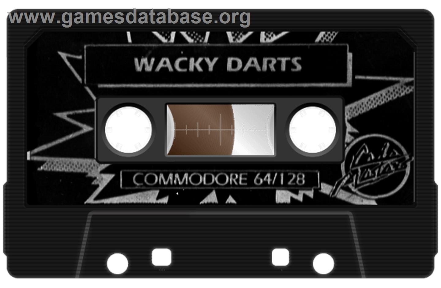 Wacky Darts - Commodore 64 - Artwork - Cartridge