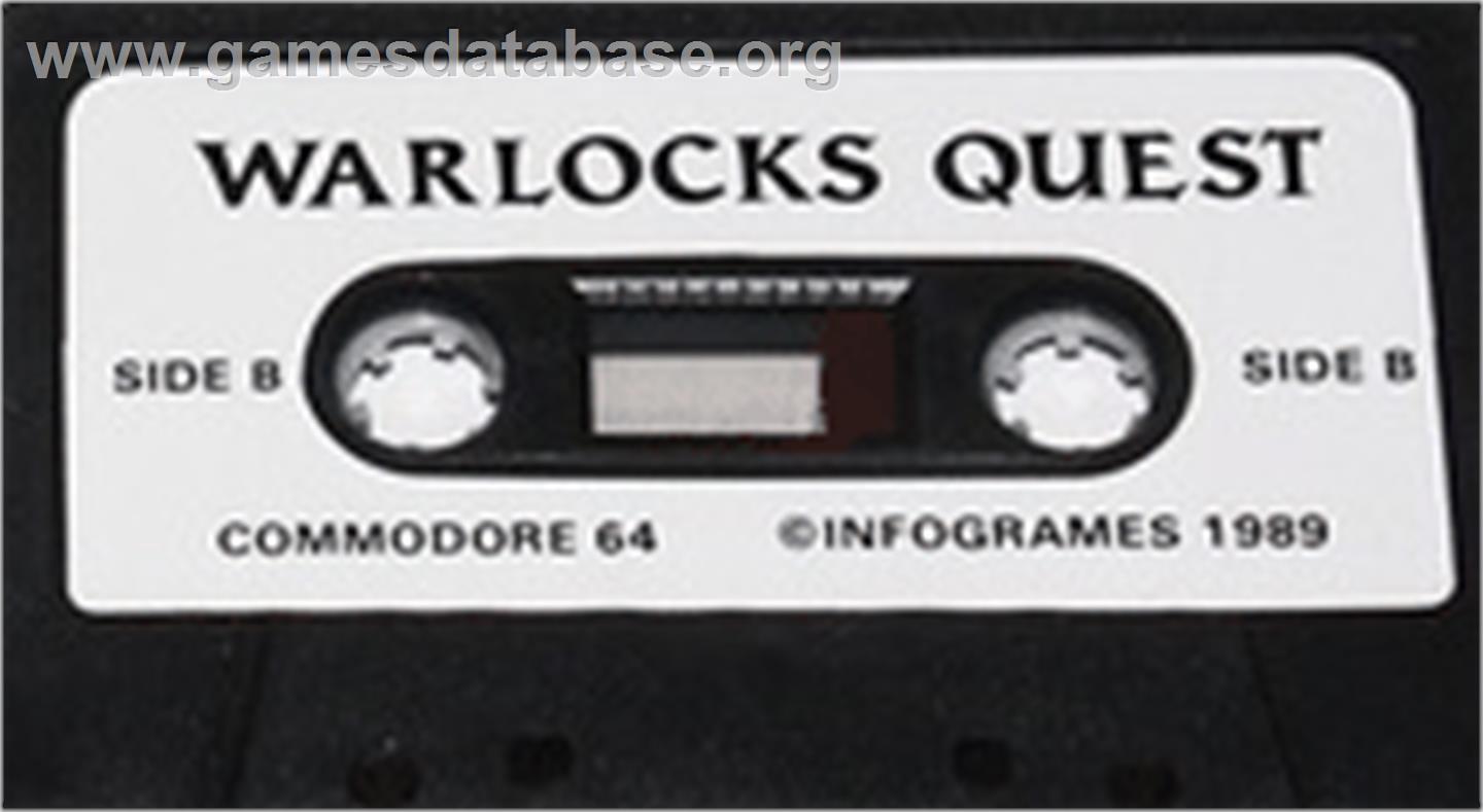 Warlock's Quest - Commodore 64 - Artwork - Cartridge