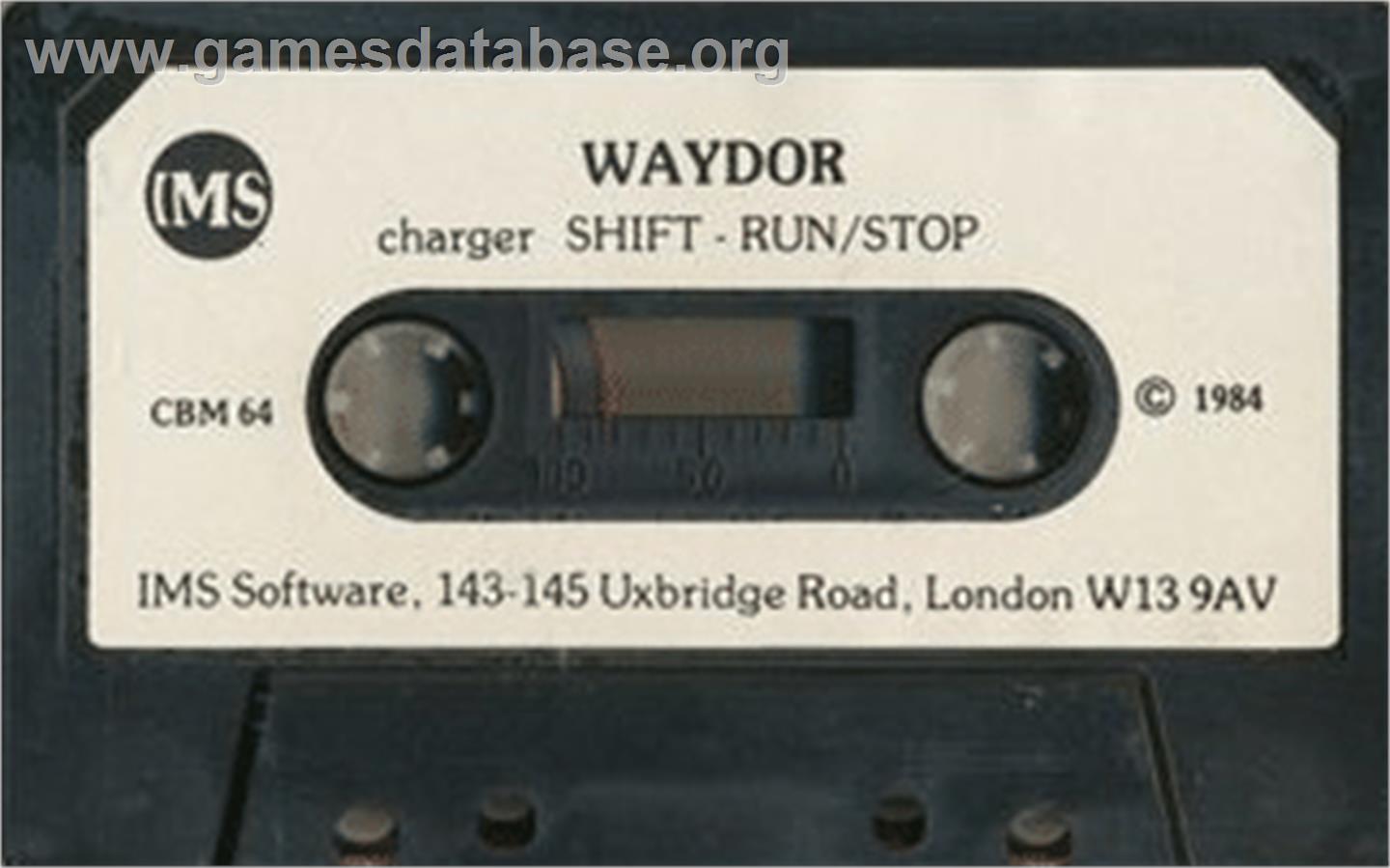 Waydor - Commodore 64 - Artwork - Cartridge
