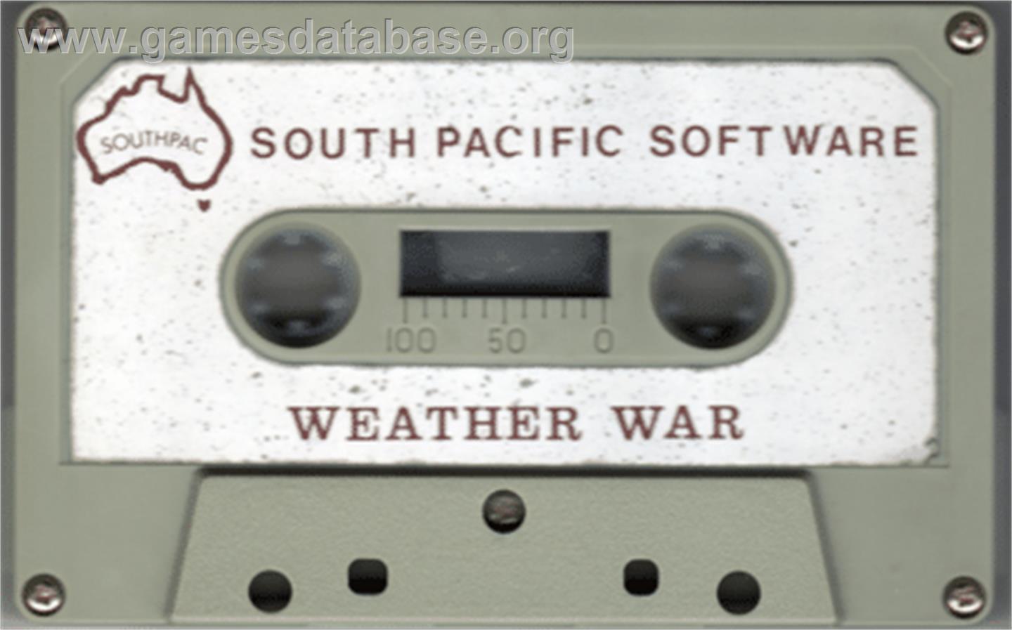 Weatherwar 2 - Commodore 64 - Artwork - Cartridge