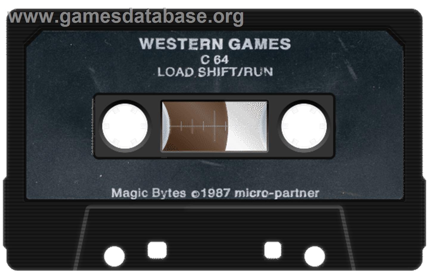 Western Games - Commodore 64 - Artwork - Cartridge