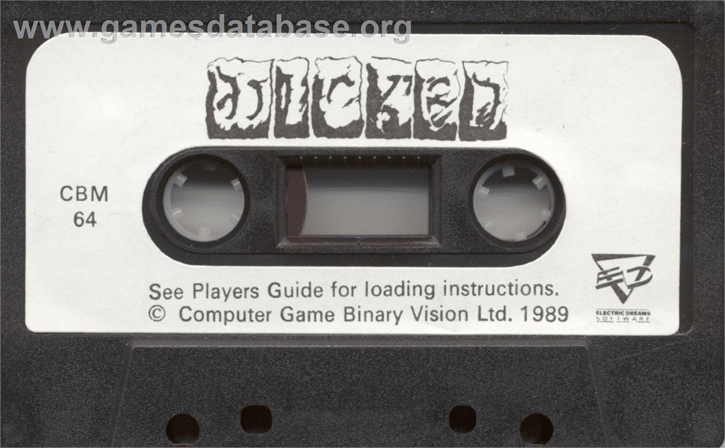 Wicked - Commodore 64 - Artwork - Cartridge