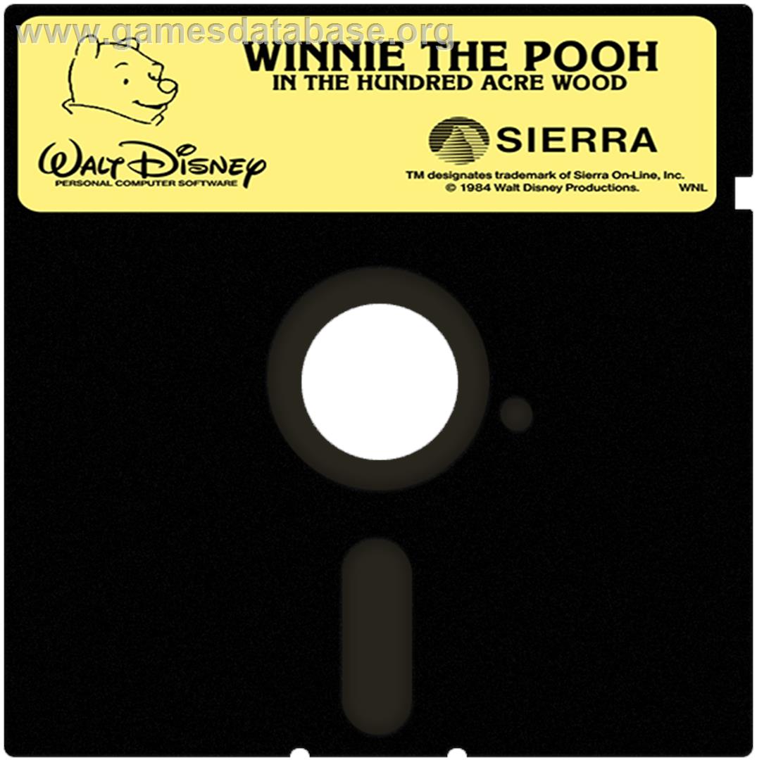 Winnie the Pooh in the Hundred Acre Wood - Commodore 64 - Artwork - Cartridge
