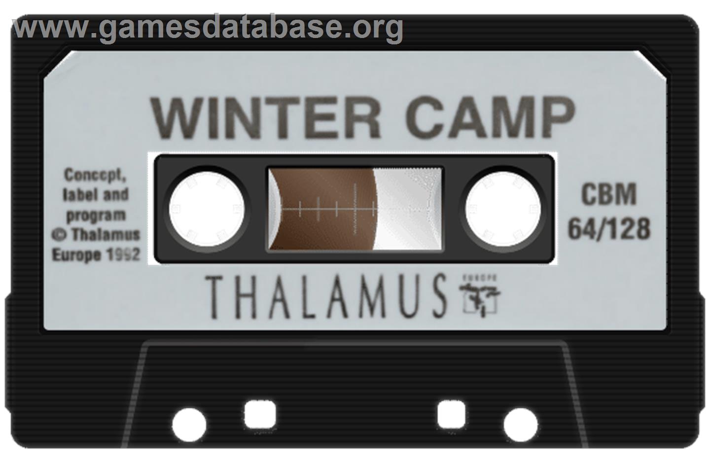 Winter Camp - Commodore 64 - Artwork - Cartridge