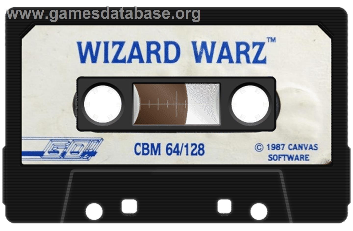 Wizard Warz - Commodore 64 - Artwork - Cartridge