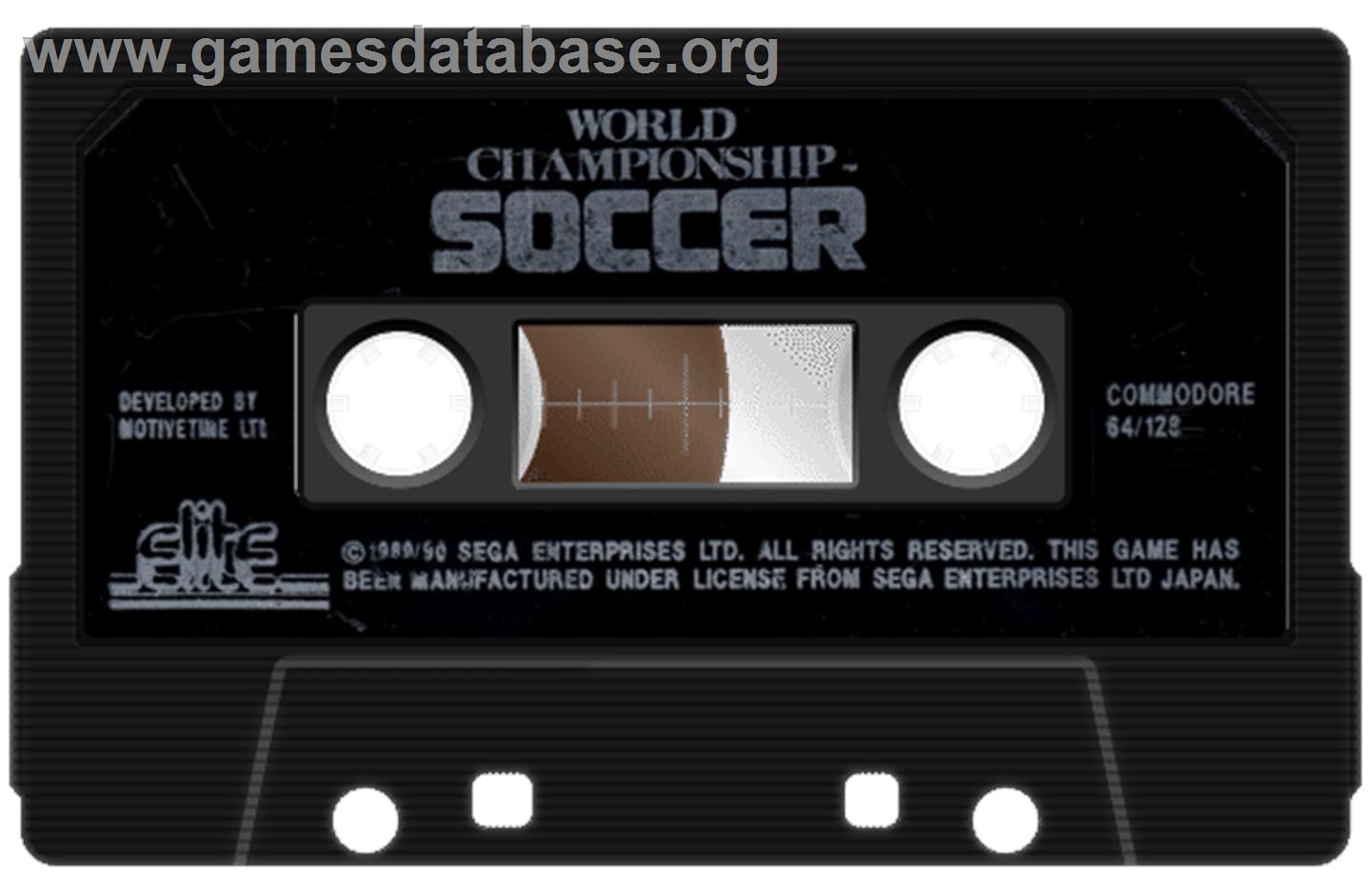 World Soccer - Commodore 64 - Artwork - Cartridge