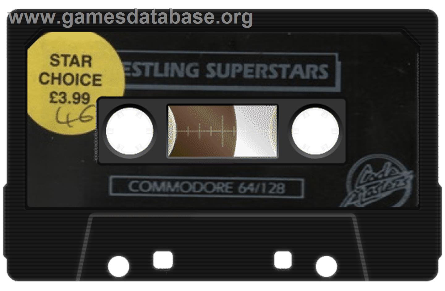 Wrestling Superstars - Commodore 64 - Artwork - Cartridge
