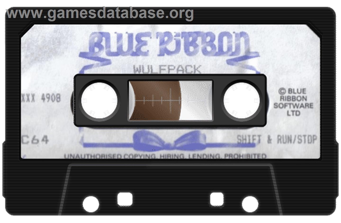 Wulfpack - Commodore 64 - Artwork - Cartridge