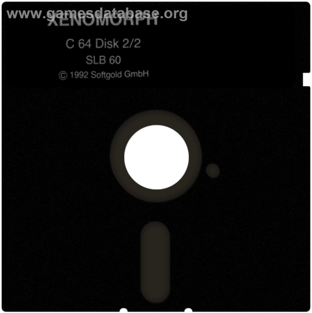 Xenomorph - Commodore 64 - Artwork - Cartridge