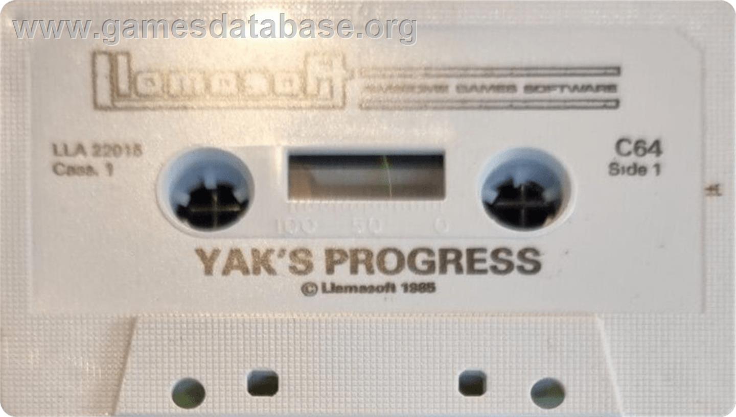 Yak's Progress - Commodore 64 - Artwork - Cartridge