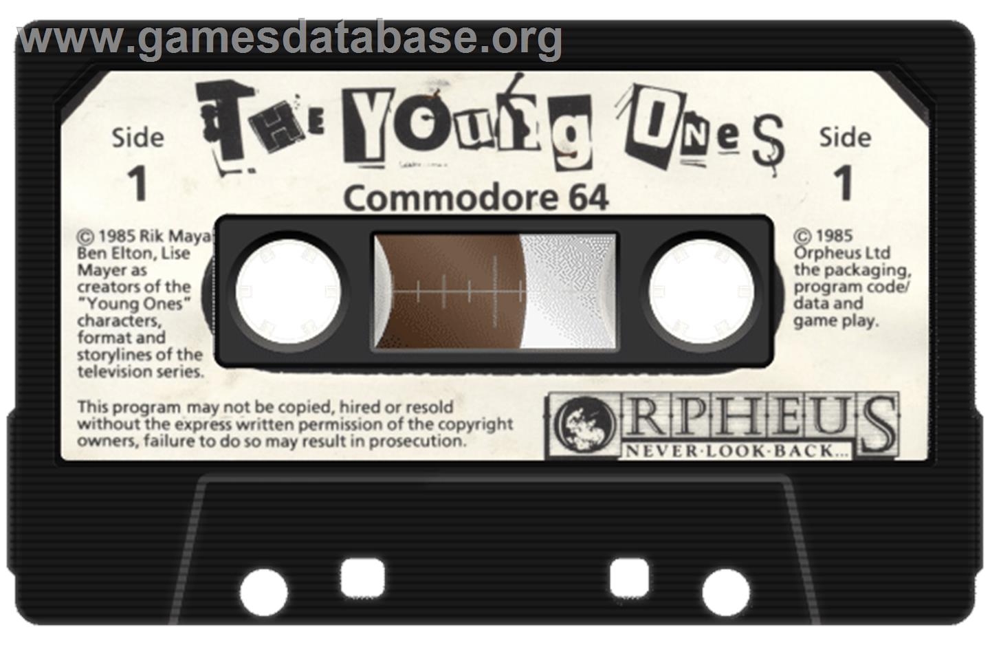 Young Ones, The - Commodore 64 - Artwork - Cartridge
