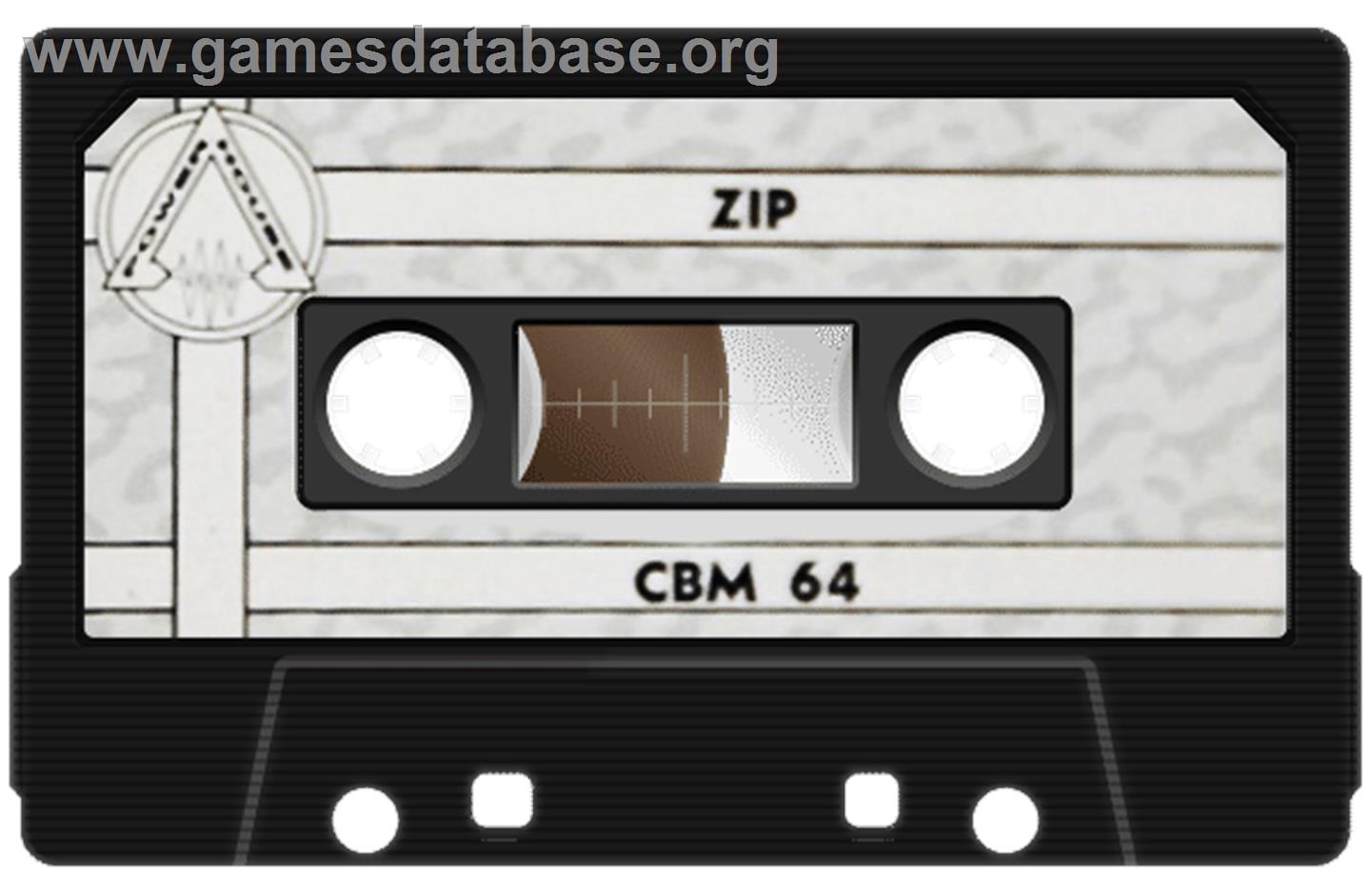 Zip - Commodore 64 - Artwork - Cartridge
