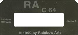 Top of cartridge artwork for Curse Of Ra on the Commodore 64.