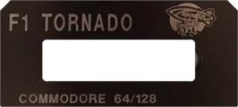 Top of cartridge artwork for F1 Tornado on the Commodore 64.