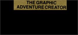 Top of cartridge artwork for Graphics Adventure Creator, The on the Commodore 64.