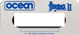 Top of cartridge artwork for Hunchback II: Quasimodo's Revenge on the Commodore 64.