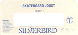 Top of cartridge artwork for Skateboard Joust on the Commodore 64.