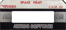 Top of cartridge artwork for Space Pilot on the Commodore 64.