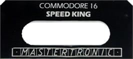 Top of cartridge artwork for Speed King on the Commodore 64.
