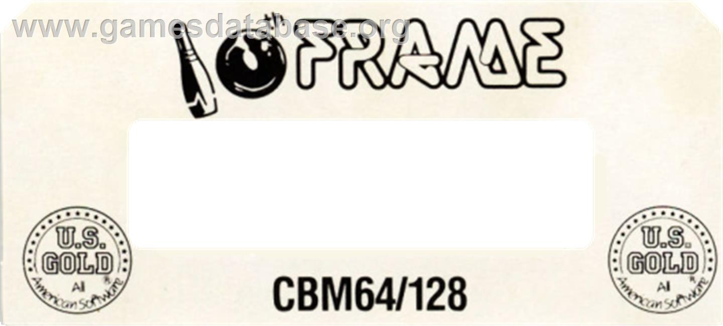 10th Frame - Commodore 64 - Artwork - Cartridge Top
