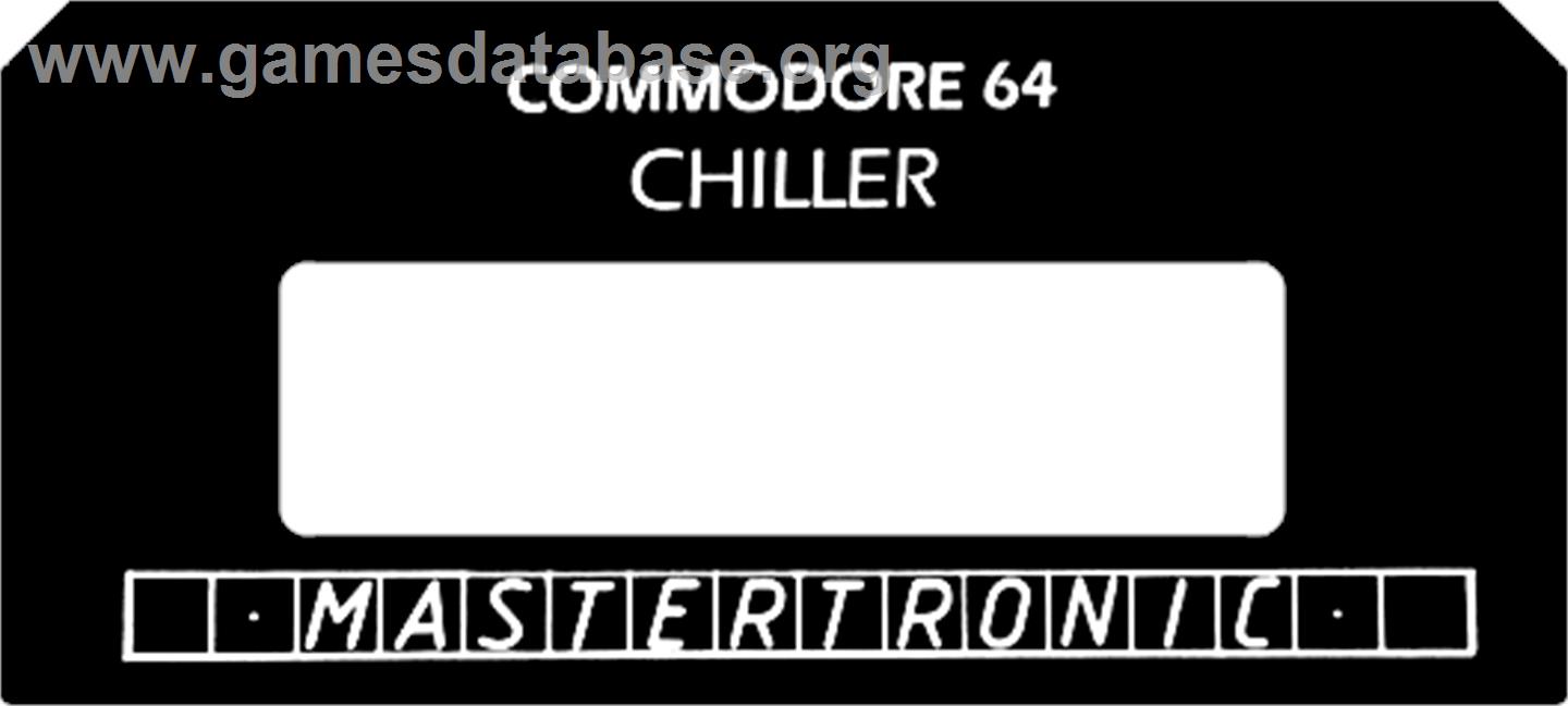 Chiller - Commodore 64 - Artwork - Cartridge Top
