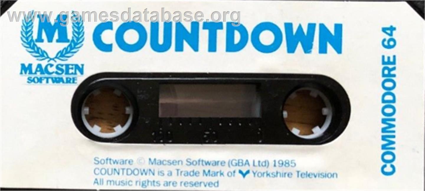 Countdown - Commodore 64 - Artwork - Cartridge Top