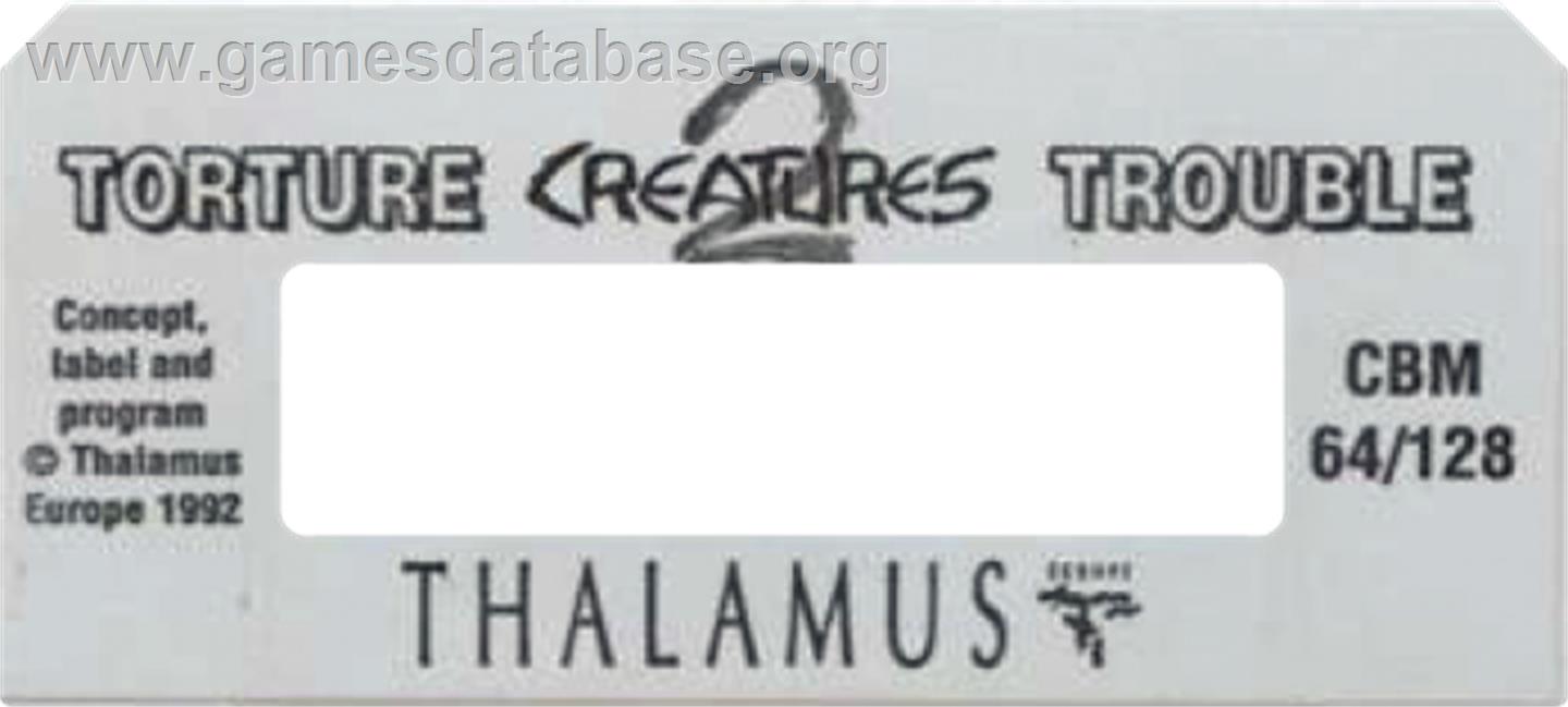 Creatures 2: Torture Trouble - Commodore 64 - Artwork - Cartridge Top